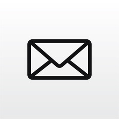 Mail icon vector . Email sign
