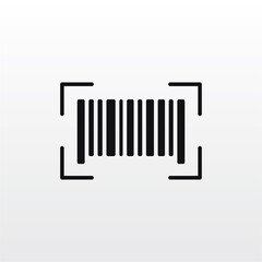 Bar Code icon vector . Barcode sign