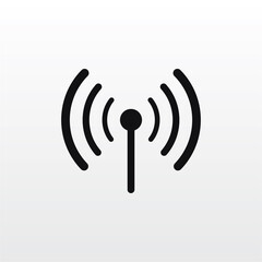 Signal icon vector . Wireless sign