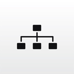 Network icon vector Networking sign