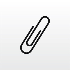 Paper clip icon vector eps 10