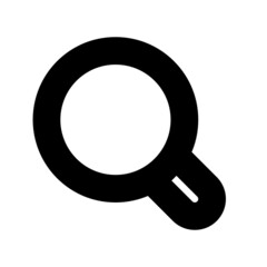 magnifying glass solid icon for design website or graphic