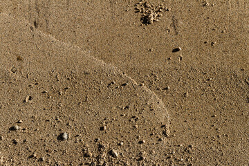 Background of flat sand gravel