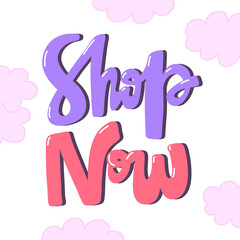 Shop Now. Icon backdrop Sale website banner. Business card Vector collection. Discount offer sign. Sticker Price tag.