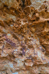 The Abrics de l'Ermita  Rock Art, Ulldecona Village, Terres de l'Ebre, Tarragona, Catalunya, Spain