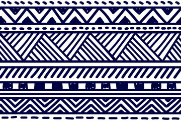 Ethnic vector seamless pattern. Tribal geometric background, boho motif, maya, aztec ornament illustration. rug textile print texture