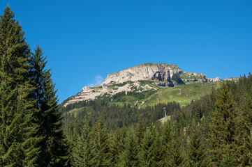 The famous Hohe Ifen in the Kleinwalsertal in Austria