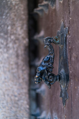 Details, Doors in Toledo city, Toledo, Castilla-La Mancha, Spain, Europe