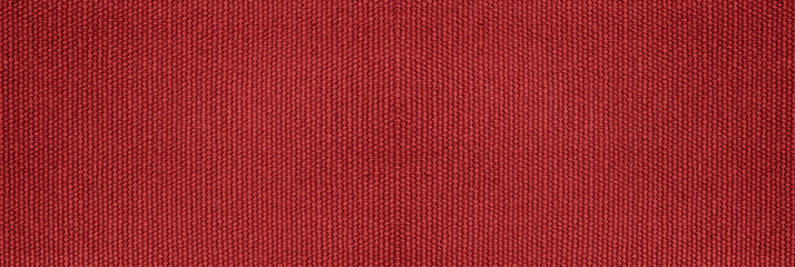 Isolated red textile background for creating christmas or new year mockup