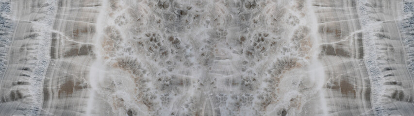 Gray grey white abstract marble granite natural stone texture background banner panorama