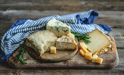 Delicious set of cheese