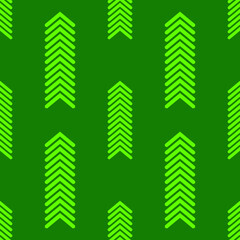seamless pattern with green arrows pointing up