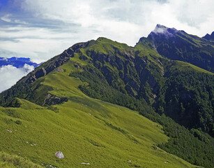 Naklejka premium Qilai North Peak Edge Taiwan