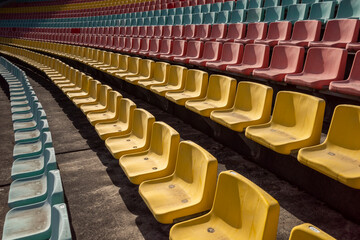 Obraz premium Leere Tribüne. Corona.