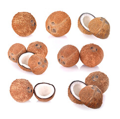 A collection of coconut pictures