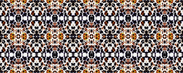 Leopard print. Puma Illustration. Hand Drawn 