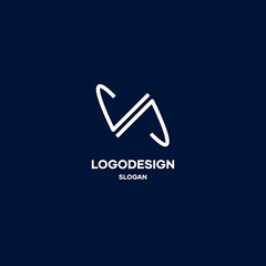 Minimal logo design inspiration, abstract logo design ideas. Logo design material. logo design material with abstract shapes. modern, minimal and trendy logo concept. vector
