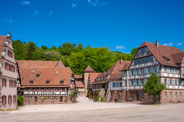 Fototapeta na wymiar Courtyard of monastery Maulbronn