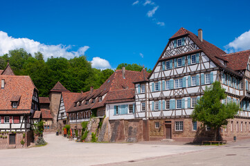 Fototapeta na wymiar Courtyard of monastery Maulbronn