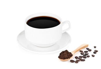 Coffee mug isolated on white background