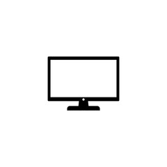 computer monitor Flat icon vector