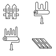 set vector renovation ilustrations