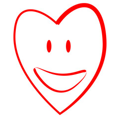 world heart day series.cartoon stickman vector illustration.