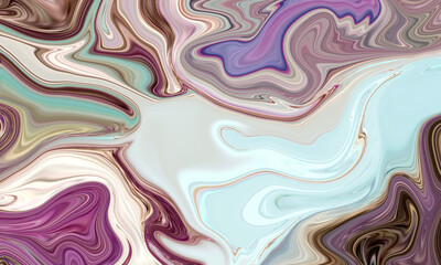 Marble abstract acrylic background. full color marbling artwork texture. Marbled ripple pattern.	