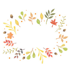 autumn leaves border