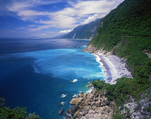 Fototapeta premium Taiwan Hualien Suhua Highway Qingshui Cliff