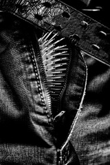 hair brush appears from trousers