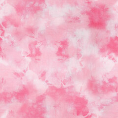 Pink Tie Dye Abstract Print