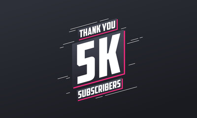Thank you 5000 subscribers 5k subscribers celebration.