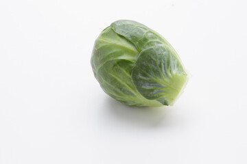 Fototapeta premium brussells sprouts isolated on white background