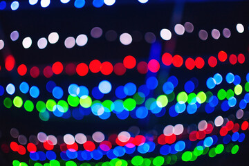 color abstract bright background with round multicolored bokeh