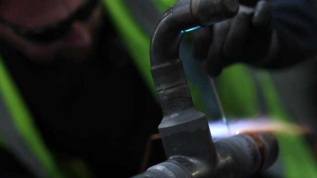 construction site welding