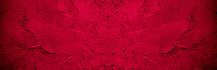 Old wall texture cement black red  background abstract dark color design are light with white gradient background.