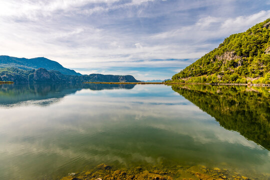 Sulungur Lake in Dalyan of Turkey