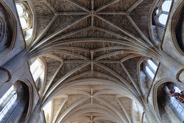 Ceiling of Bordeaux Cathedral Saint-Andre, Bordeaux, France