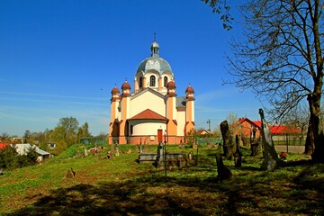 Kuryłówka, Cmętarz, Pomnik, Żeźba, Dzwon,  © woodyd