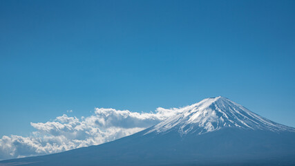 Fototapeta na wymiar A Beautiful Peak Of Mount Fuji