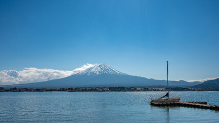 A Beautiful Scenery Of Mount Fuji