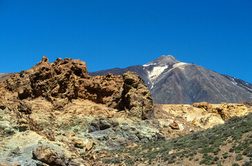 Fototapeta na wymiar Parc national, Volcan Teide, Ile de Tenerife, Iles Canaries, Espagne
