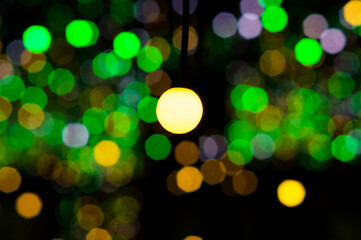 bokeh multicolores santiago, chile