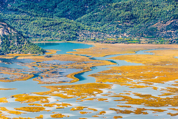  Iztuzu Beach view from hill in Dalyan Village of Mugla Province