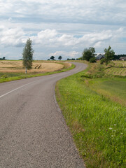 Fototapeta na wymiar Beautiful Countryside Landscape Road