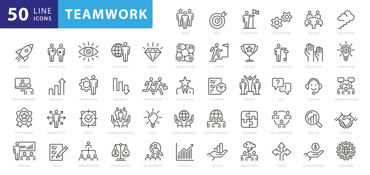 Simple flat icon for visualisation of Mission, Vision and Values of company