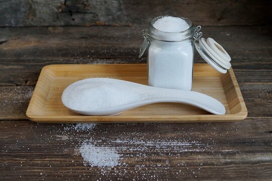 Xylitol from birch sugar -  substitute white sugar -  produkt used in the food industry - an alternative