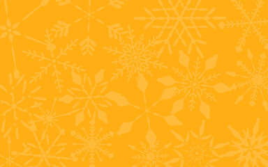 雪の結晶模様のクリスマスカード