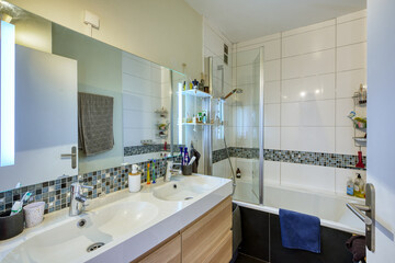 modern bathroom interior